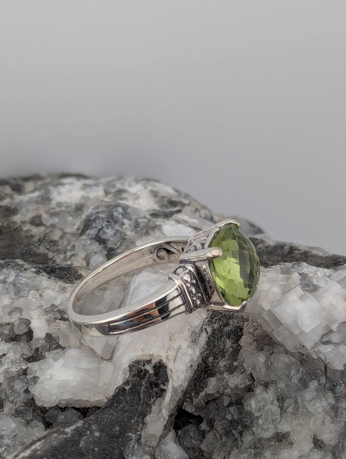 Prasiolite Ring